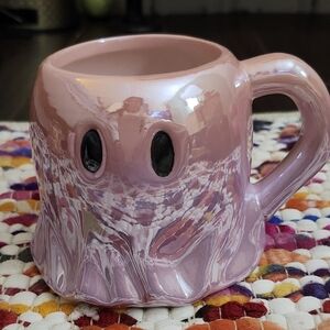 Two Toned Pink Ghost Mug